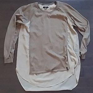 Rudsak Knit Sweater Flowy Blouse Top Tunic Sleeves